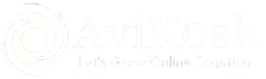 Avi Kosh Original White Logo
