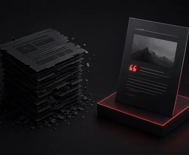 AI content is cheap. Being worth reading is not, Avikosh Digital
