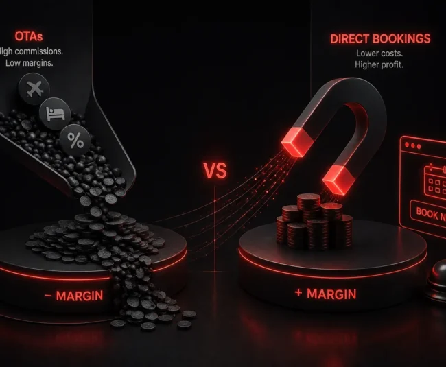 Direct bookings versus OTAs: winning back the margin, Avikosh Digital