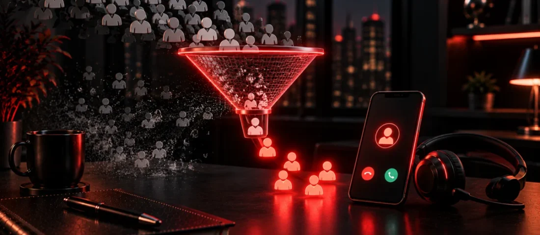 AI filter qualifying many leads down to a few sales-ready calls, Avikosh Digital