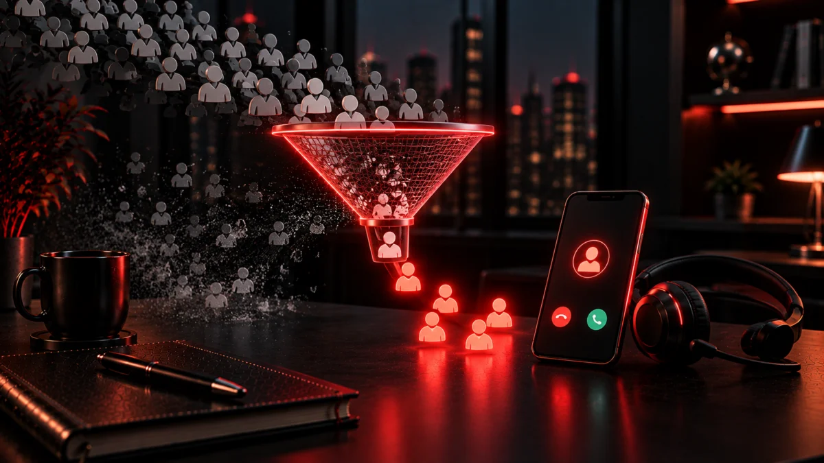 AI filter qualifying many leads down to a few sales-ready calls, Avikosh Digital