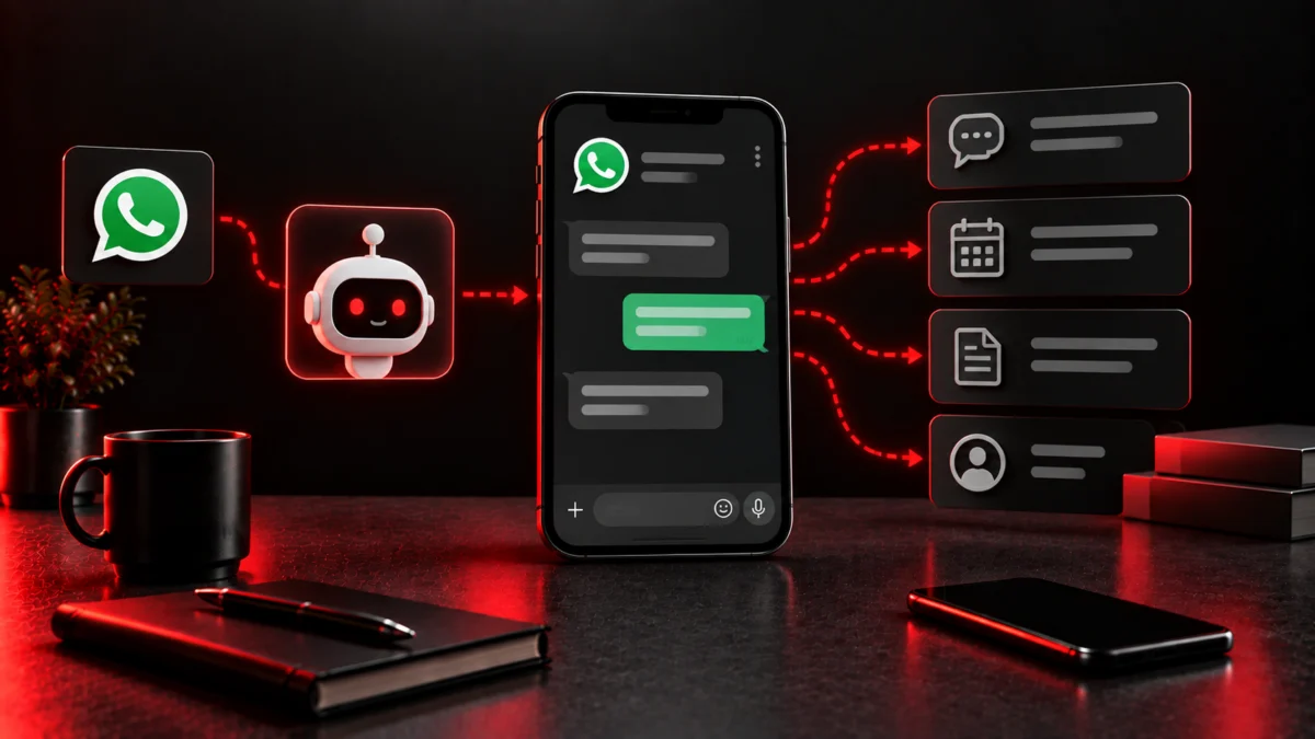 WhatsApp chatbot qualifying a lead and booking an appointment, Avikosh Digital